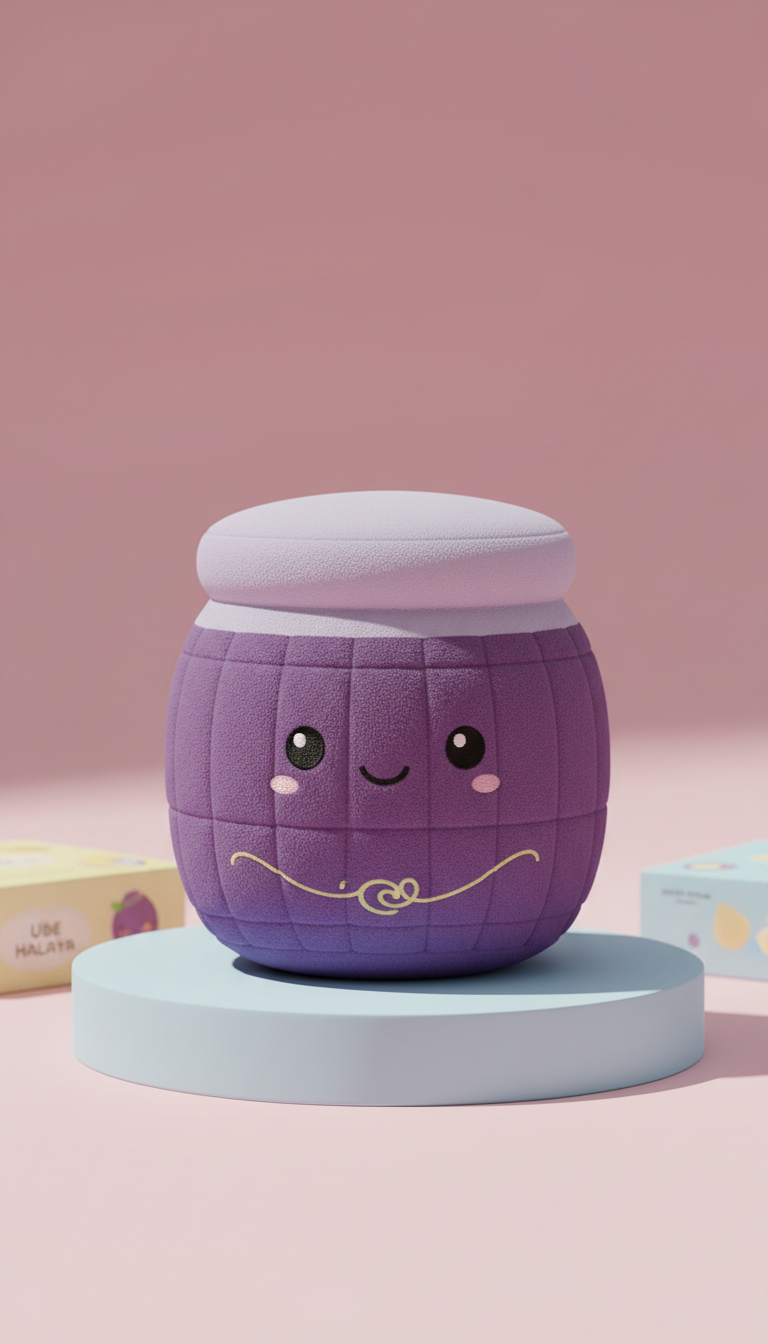 Ube Halaya Jar plushie